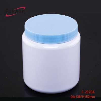 2L white Biodegradable Milk Protein Powder Plastic Jar